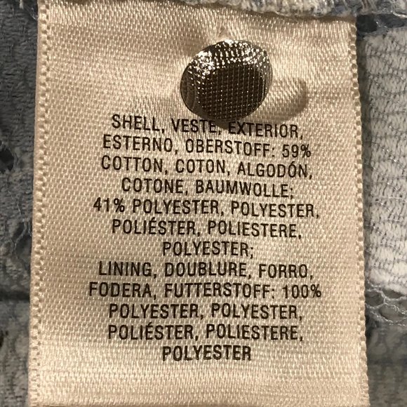 SOLD Anthro HD in Paris Signa Blue Lace Cut Out Blouse - Picture 7 of 9